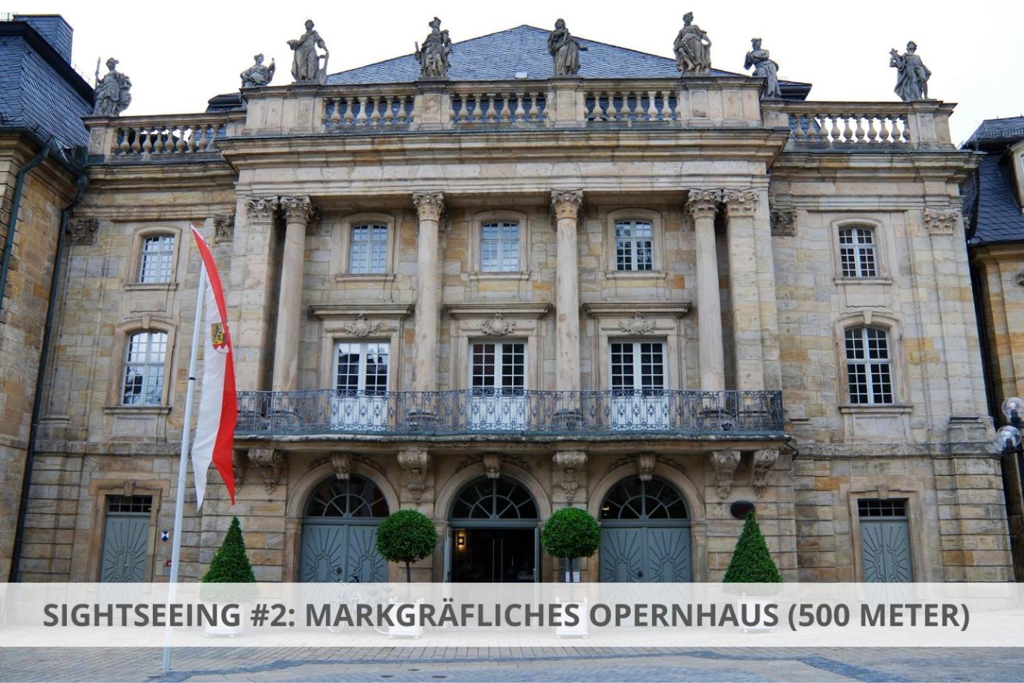 Apartment Wahnfried No4 - Zentral Wohnen Mit Kueche Und Duschbad, Parkplatz, 300M Zur Fussgaengerzone Bayreuth Extérieur photo